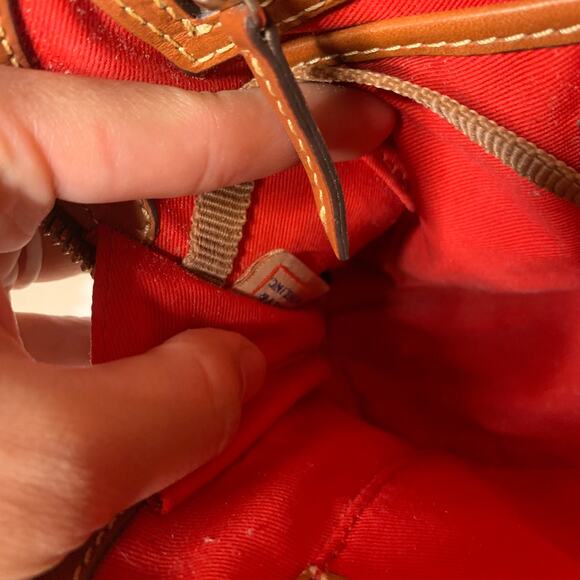 Dooney & Bourke Gray Leather Crossbody Handbags - Picture 10 of 13